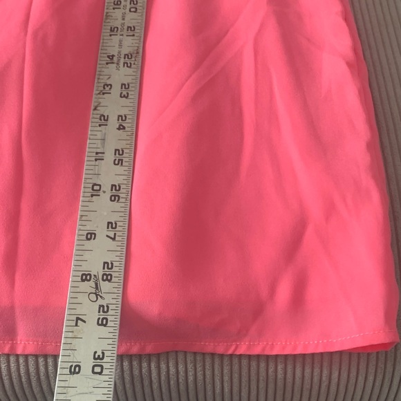 More to come size large REVOLVE Bright Pink Mini Dress Barbie square short sleev - Picture 8 of 11